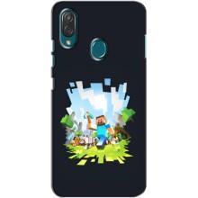 Чехол Майнкрафт на ZTE Blade V10 Vita (AlphaPrint) Minecraft (персонажи Minecraft)