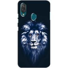 Чехол со Львом для ZTE Blade V10 Vita (VPrint) (Синий Лев)