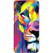 Чехол со Львом для ZTE Blade V10 Vita (VPrint) (Яркий Лев)