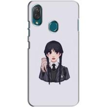 Чехлы Венсдей на ZTE Blade V10 Vita Уэнсдей (AlphaPrint) (Уэнздей и Вещь)