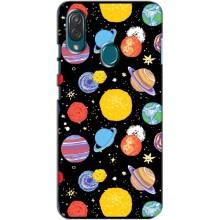 Космические Чехлы для ЗТЕ Блейд В10 Вита (VPrint) (Рисованные планеты)