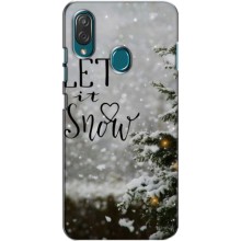 Новорічні, Святкові Чохли для ZTE Blade V10 Vita - 2024 год (Let it snow)