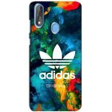 Чехлы Адидас для ZTE Blade V10 (AlphaPrint) (Яркий Адидас)