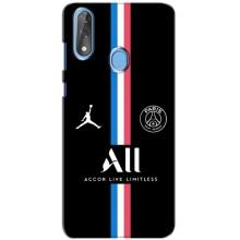 Чехлы PSG для ZTE Blade V10 (AlphaPrint) (футболка ПСЖ)
