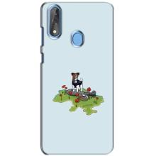 Чехлы с картинкой собаки Патрон для ZTE Blade V10 (AlphaPrint) – Сапер Пес