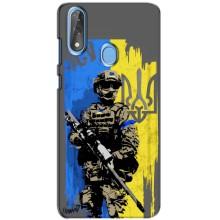 Чехлы с картинкой ЗСУ для ZTE Blade V10 (AlphaPrint) – АРТ солдат