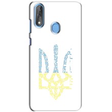 Чохли для ZTE Blade V10 Укр. Символіка (AlphaPrint) (Герб з букв)