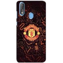 Чехол Манчестер Юнайтед для ЗТЕ Блейд В10 (AlphaPrint) (эмблема МЮ)