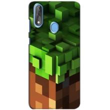 Чехол Майнкрафт на ZTE Blade V10 (AlphaPrint) Minecraft (текстура Майнкрафт)