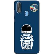 Чехол NASA для ZTE Blade V10 (AlphaPrint) (Мальчик в шлеме)