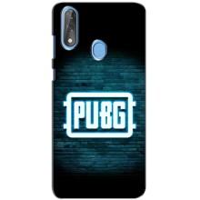 Чехол PUBG для ЗТЕ Блейд В10 (AlphaPrint) (Лого PUBG)