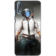 Чехол PUBG для ЗТЕ Блейд В10 (AlphaPrint) (Пабг мен)