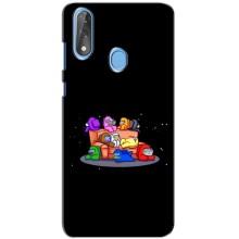 Чехол Амонг Ас для ZTE Blade V10 (AlphaPrint) (Амонг-ас)