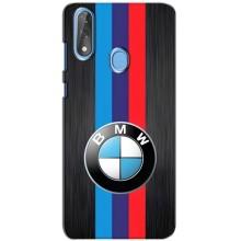 Чехол для ЗТЕ Блейд В10 - с принтом БМВ (AlphaPrint) (Лого BMW)