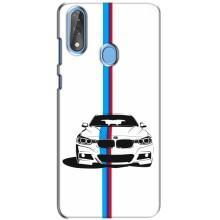 Чехол для ЗТЕ Блейд В10 - с принтом БМВ (AlphaPrint) (Машина БМВ)