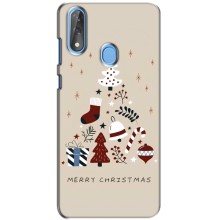 Чехол Санта Клаус для ZTE Blade V10 – Merry Christmas