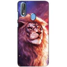 Чехол со Львом для ZTE Blade V10 (VPrint) (Красочный Лев)