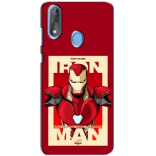 Чехол Супергерой Железный человек на ZTE Blade V10 (Iron man)