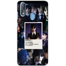 Чехлы Венсдей на ZTE Blade V10 Уэнсдей (AlphaPrint) (коллаж Уэнздей)