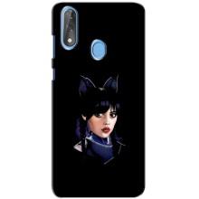 Чехлы Венсдей на ZTE Blade V10 Уэнсдей (AlphaPrint) (серьезная Уэнздей)