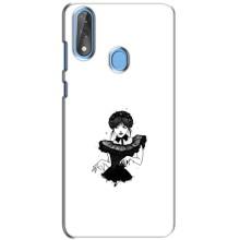 Чехлы Венсдей на ZTE Blade V10 Уэнсдей (AlphaPrint) (танец Уэнздей)