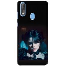 Чехлы Венсдей на ZTE Blade V10 Уэнсдей (AlphaPrint) (взгляд Уэнздей)