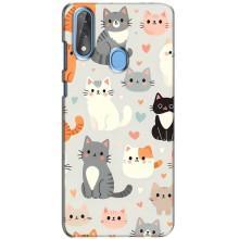 Чохол з малюнком кіт на ZTE Blade V10 – Колаж котів