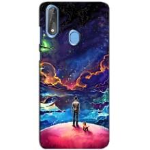 Космические Чехлы для ЗТЕ Блейд В10 (VPrint) (Галактический вид)