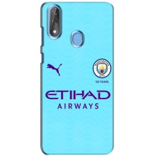 Силиконовые Чехлы принт Футбол на ZTE Blade V10 – Man City