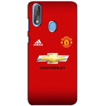 Силиконовые Чехлы принт Футбол на ZTE Blade V10 (Man United)