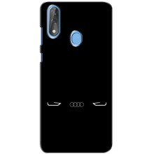 Силиконовый бампер с картинкой машины на ZTE Blade V10 (Силует Audi)