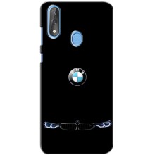 Силіконовий бампер з картинкою машини на ZTE Blade V10 (Чорний BMW)