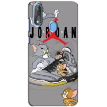 Силиконовый Чехол Nike Air Jordan на ЗТЕ Блейд В10 – Air Jordan