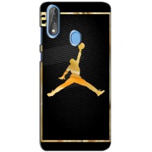 Силиконовый Чехол Nike Air Jordan на ЗТЕ Блейд В10 (Джордан 23)
