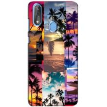 Силиконовый чехол с КАРТИНКАМИ лето для ZTE Blade V10 (AlphaPrint) – Летний отпуск