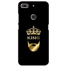 Чехол (Корона на чёрном фоне) для ЗТЕ Блейд В18 – KING