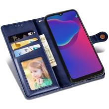 Кожаный чехол-книжка GETMAN Gallant (PU) для ZTE Blade V2020 Smart – Синий