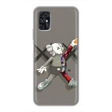 Чехлы для ZTE Blade V2020 Smart - Bearbrick Louis Vuitton (PREMIUMPrint) (Беарбрик Джордан)