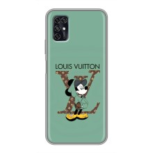 Чохли Луі Вітон для ZTE Blade V2020 Smart (AlphaPrint - LOUIS VUITTON) (Міккі Маус LV)