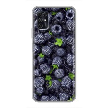 Чехлы с Фруктами для ZTE Blade V2020 Smart (VPrint) (Ежевика)
