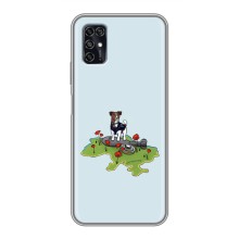 Чехлы с картинкой собаки Патрон для ZTE Blade V2020 Smart (AlphaPrint) (Сапер Пес)