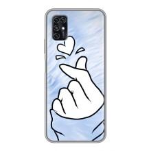 Чехлы (Знак сердечка) на ZTE Blade V2020 Smart – Сердечка знак
