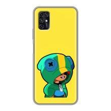Чохол Бравл Старс для ZTE Blade V2020 Smart – Леон (LEON)