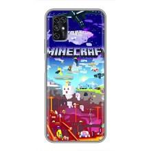 Чехол майнкрафт для ZTE Blade V2020 Smart – MINECRAFT
