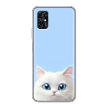 Чехол на тематику: Коты для ZTE Blade V2020 Smart – Белый кот