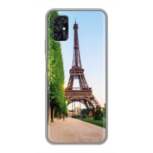 Чехол Эйфелева Башня для ZTE Blade V2020 Smart - (AlphaPrint) (Дорога в Париж)