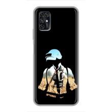 Силиконовый чехол с картинкой "Герой Pubg" на ZTE Blade V2020 Smart – Пубг мен