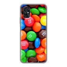 Чехол с изображением  вкусной еды для ZTE Blade V2020 Smart – Разноцветные M&M'S