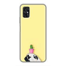 Бампер для ZTE Blade V2020 Smart з картинкою "Песики" (Кактус на голові)