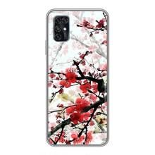 Чехол с принтом САКУРЫ на ZTE Blade V2020 Smart – Красивая Сакура